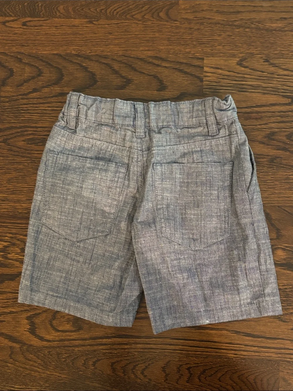 Cat & Jack Boy’s Light Blue Chambray Flat Front Shorts, size 6